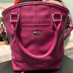 Purple cross body or hand bag